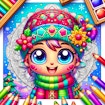 Christmas Mandala Coloring Book